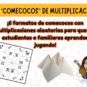 COMECOCOS DE MULTIPLICACIONES ALEATORIAS