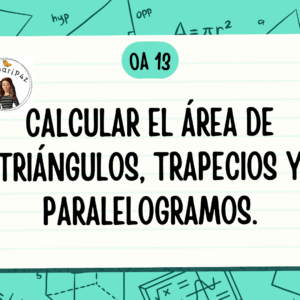 Área de trapecio, triángulo y paralelogramo