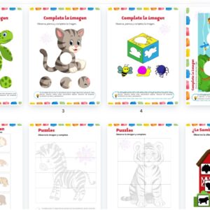 Cuadernillo animales Estimulación cognitiva
