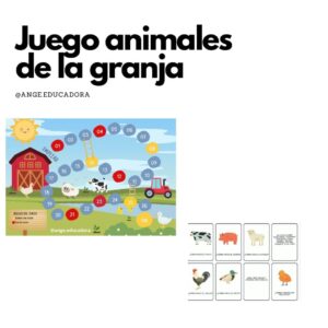 Juego de mesa animales de la granja