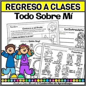 Todo Sobre Mi Actividades para el Regreso a Clases