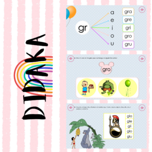 Silabas trabadas GL-GR