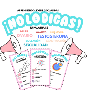 Juego para apredender de sexualidad -¡No lo digas!