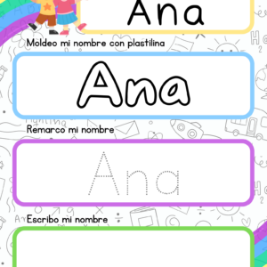 Tablero para el nombre