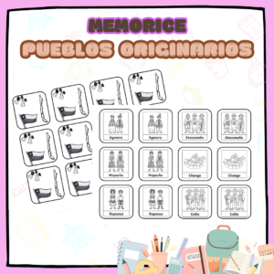 Memorice Pueblos originarios de Chile