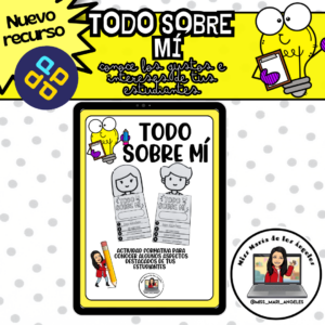 Todo sobre mí: conoce algunos aspectos de tus estudiantes con este entretenido recurso