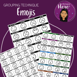 Grouping technique: Emojis