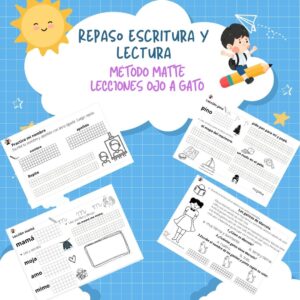 Repaso de escritura y lectura método Matte