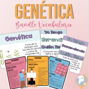 Bundle Genética vocabulario