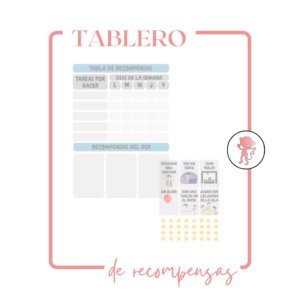 TABLERO DE RECOMPENSAS PARA NIÑOS