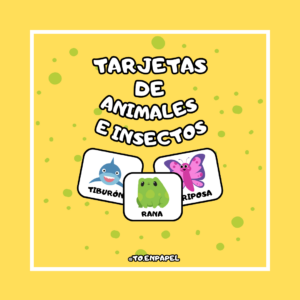 Tarjetas de Animales e Insectos + Actividades