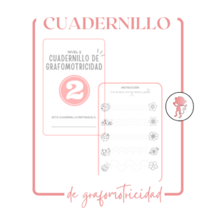 Cuadernillo de grafomotricidad nivel 2 (Medio)