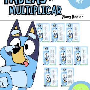 Tablas De Multiplicar Bluey