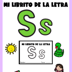 Mi librito de la letra S