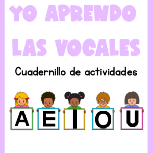 Pack de escritura de las vocales