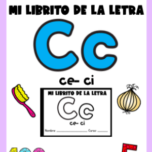 Mi librito de la letra C (sílabas ce- ci)