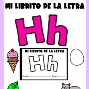 Mini librito de la letra H