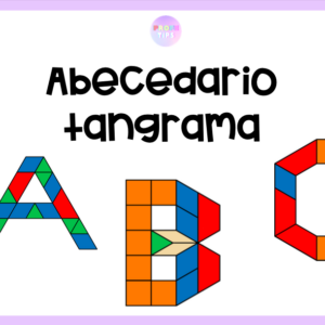 Abecedario de tangrama