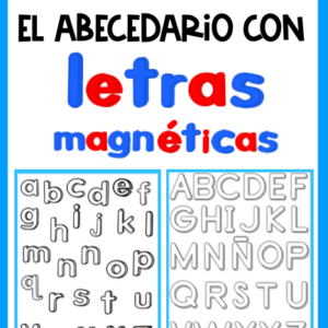 Abecedario con letras magnéticas (sonido inicial)