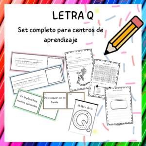 LETRA Q Material para centros