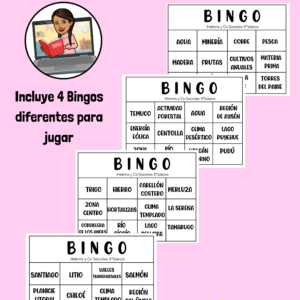 Bingo Zonas Naturales