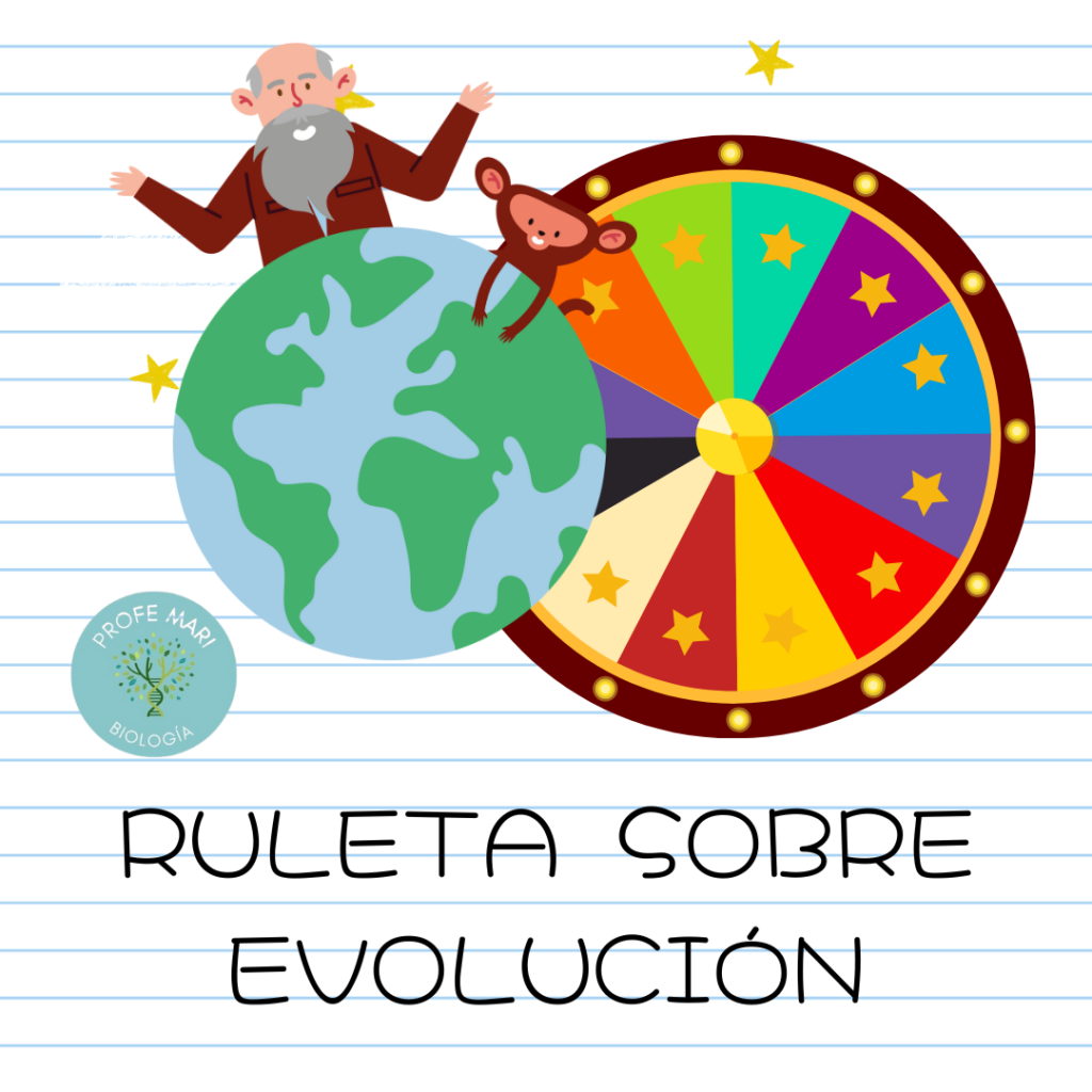 RULETA CON PREGUNTAS SOBRE UNIDAD DE EVOLUCIÓN Y BIODIVERSIDAD 1ERO MEDIO