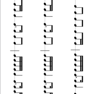 Ejercicios con cifra de compás 4/4