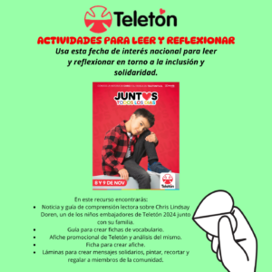 Teletón 2024-Actividades para leer y reflexionar