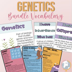 Bundle Genetics Vocabulary