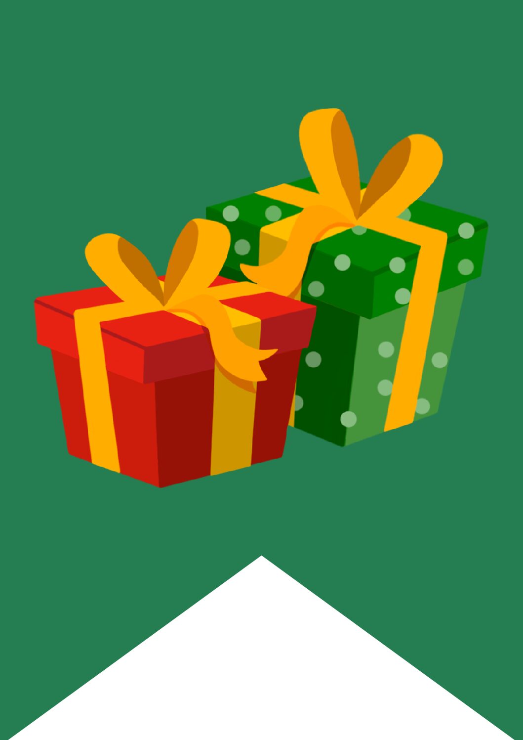 Banderines de navidad para decorar