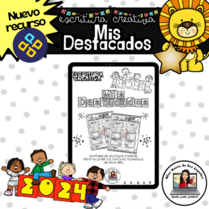 Escritura Creativa: Captura tus Momentos Destacados del Año Escolar 2024