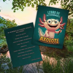 Axolotl Libro de Actividades Páginas.