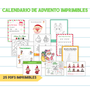 Calendario de Adviento | 25 Imprimibles