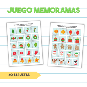 Juego Memorice Recortable - PDF Imprimible