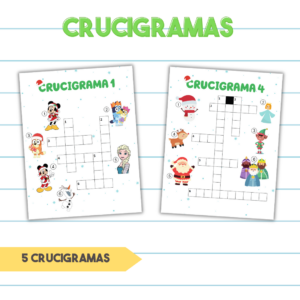 Crucigramas Navideños - PDF Imprimible
