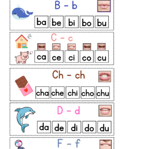 Llavero de sílabas directas