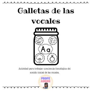 Galletas de las vocales.