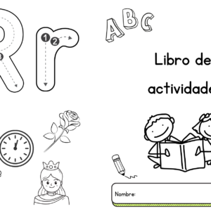 Libro de actividades letra R