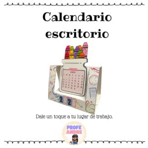 Calendario escritorio 2025
