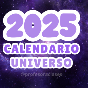 Calendario 2025 Universo