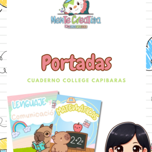 Portadas Educativas Imprimibles para Cuadernos – Diseños Temáticos por Materia