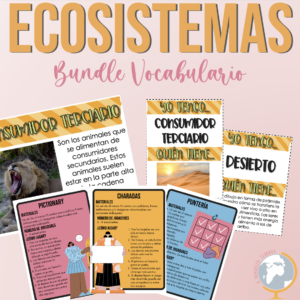 Bundle Ecosistemas vocabulario