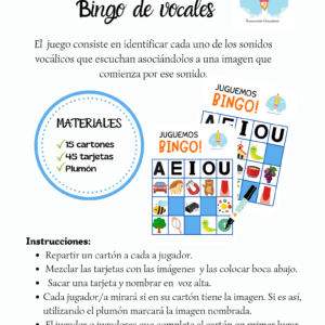 Bingo de vocales