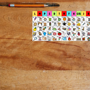 Sílabas para la mesa