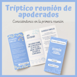 Reunión de apoderados (Tríptico)