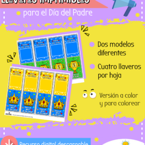 Llaveros Día del Padre