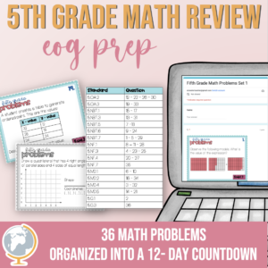 5th Grade Math EOG prep – 12 Day Countdown