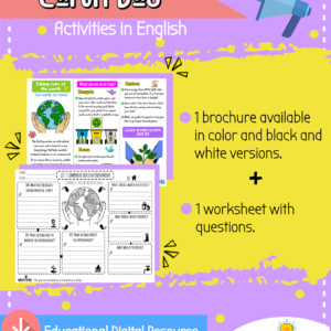 Earth Day - Brochure + Mind Map