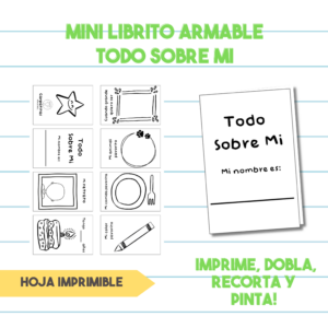 Mini Libro Para Armable Todo Sobre Mi
