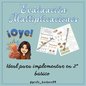 Prueba multiplicación 2° básico